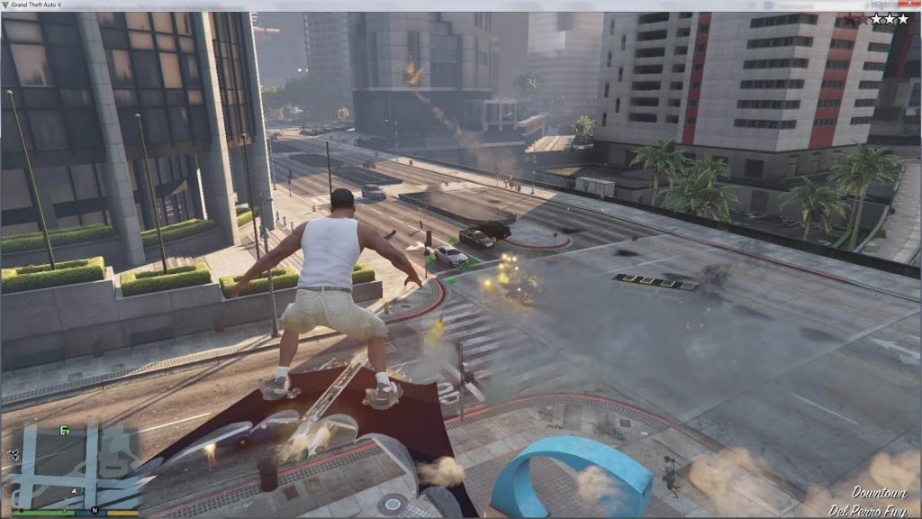 Мод для Grand Theft Auto V позволяет вам стать зеленым гоблином и летать на его глайдере