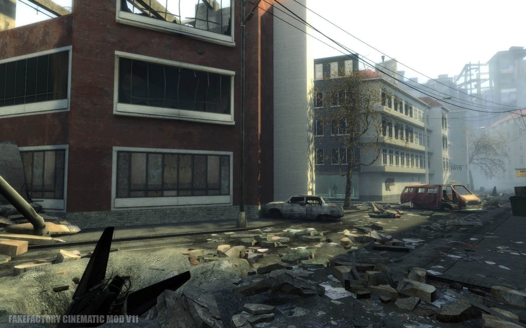 Кинематографический мод направлен на расширение и перестройку мира Half-Life 2