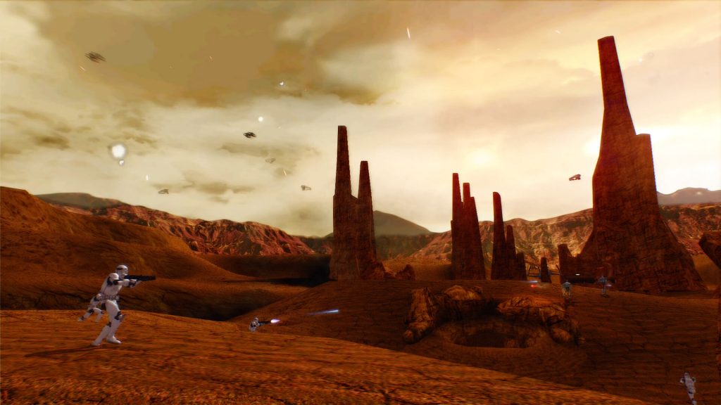 Доступны моды Star Wars Battlefront 2 Remaster, преобразовывающие визуальные эффекты и карты игры 2005-го года