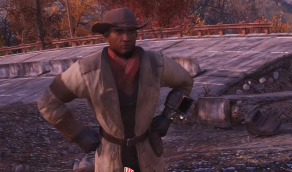 В Fallout 76 игрок копирует Престона Гарви и настаивает, что поселениям нужна помощь