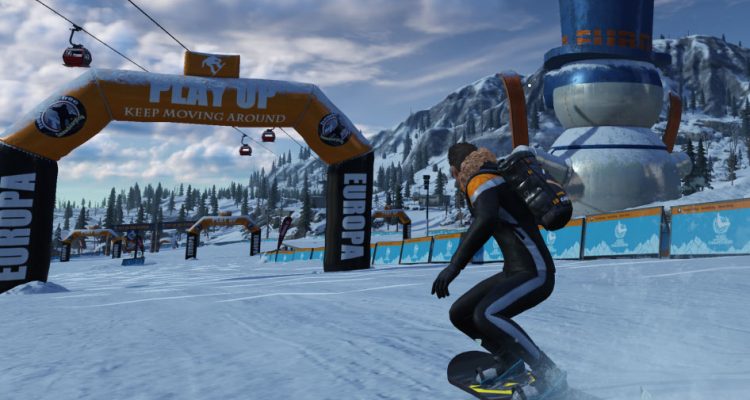 В новой игре от Tencent можно очень весело кататься на сноуборде