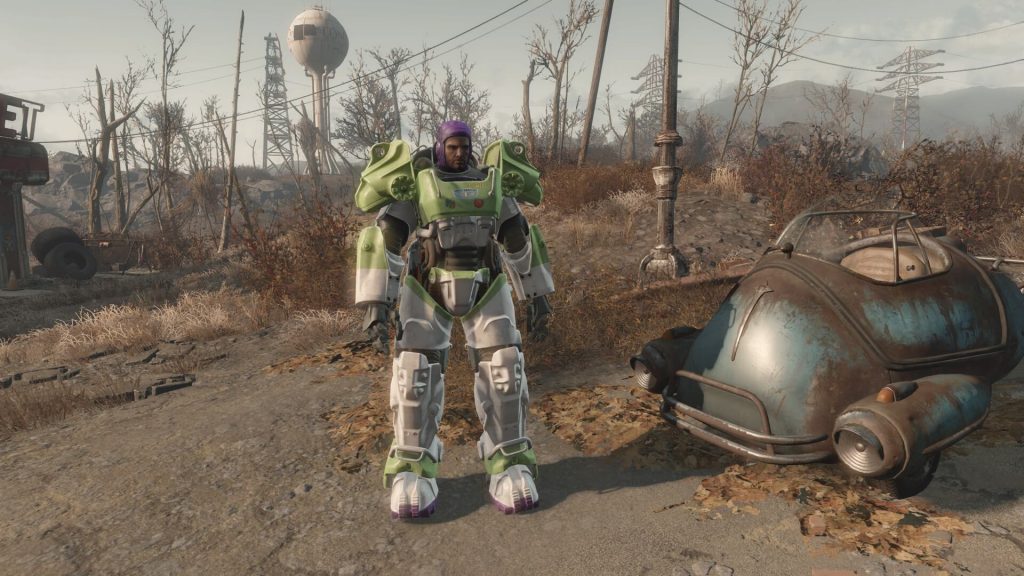 Новый мод для Fallout 4 добавляет броню Базз Лайтера из "История Игрушек"