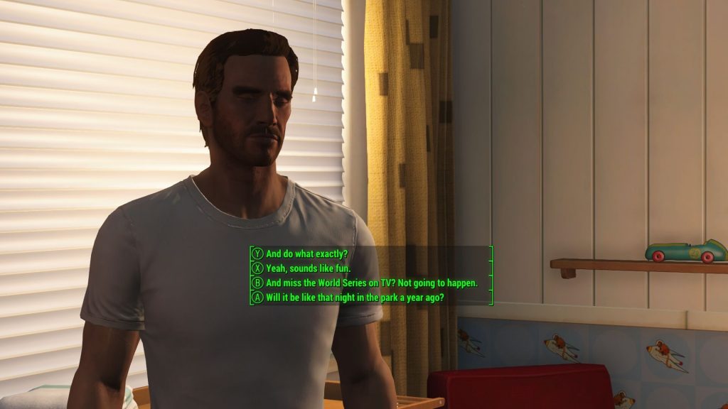 Мод для Fallout 4, который заменяет диалоговую систему в игре и добавляет соответствующие надписи