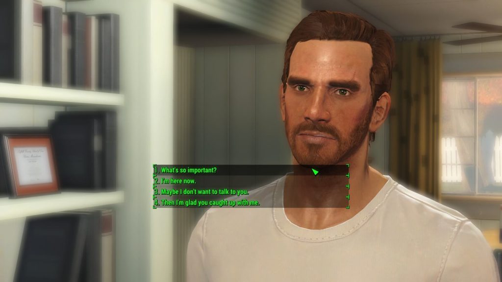 Мод для Fallout 4, который заменяет диалоговую систему в игре и добавляет соответствующие надписи