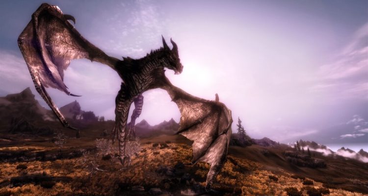 Мод для Skyrim — Enhanced Mighty Dragons