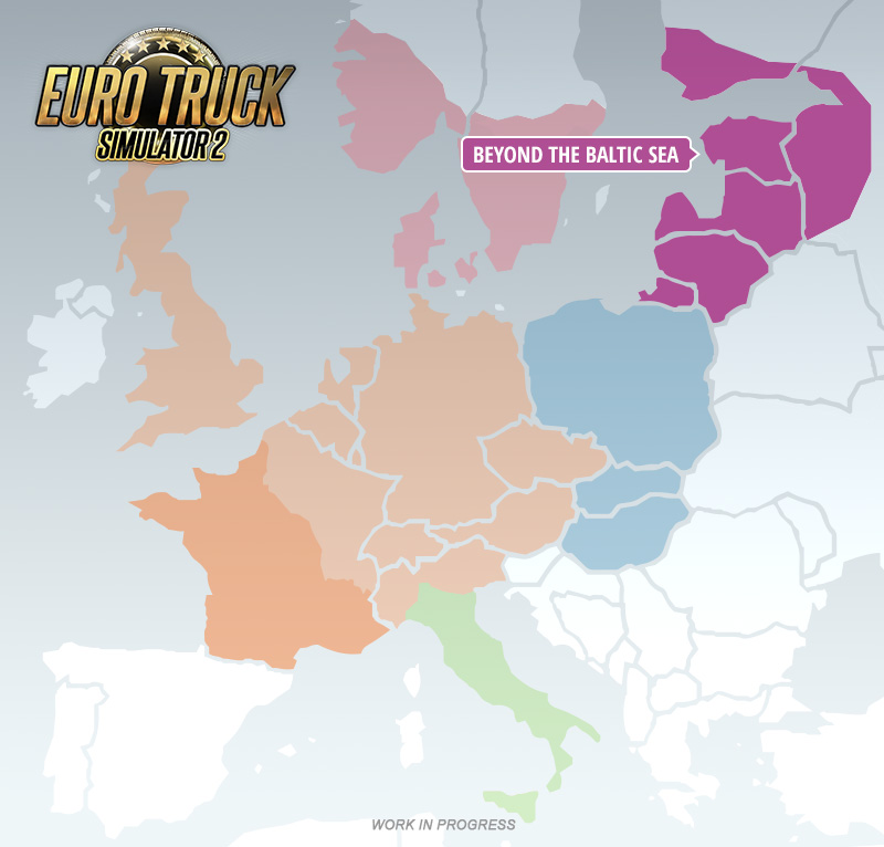 Следующее дополнение Euro Truck Simulator 2 перенесет вас в Прибалтику