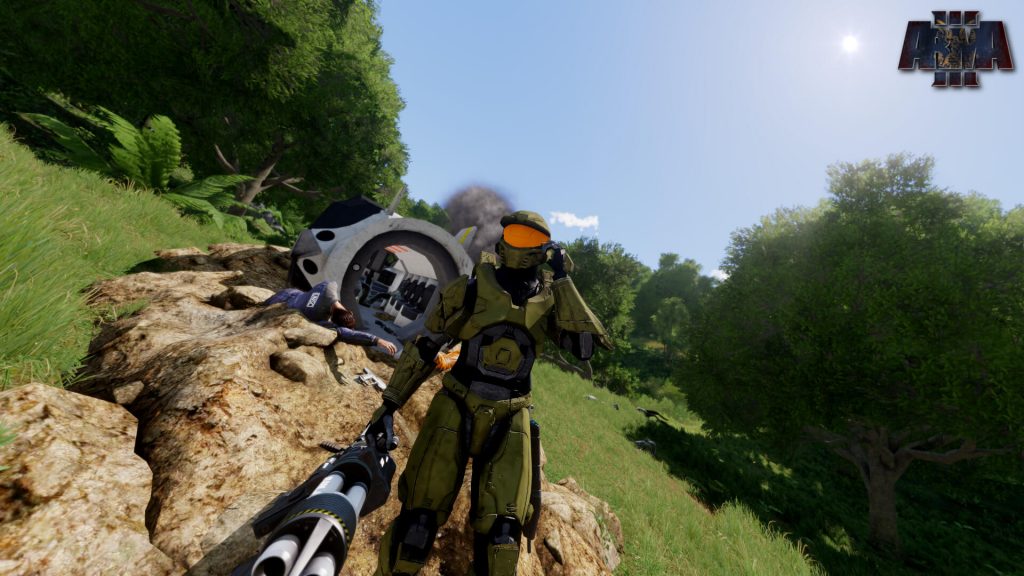 Вышел новый впечатляющий трейлер Operation: Trebuchet, мода Halo для Arma 3