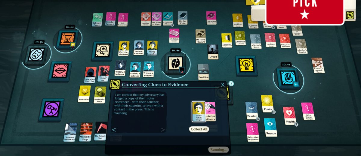 Половина удовольствия в Cultist Simulator – это разбираться, как он работает