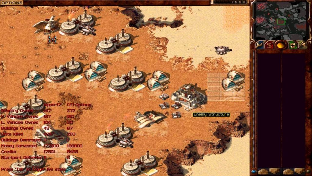 История Dune 2000 - про технику и юнитов