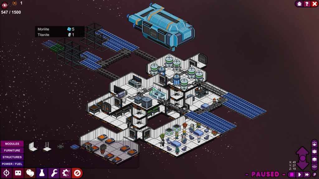 Meeple Station хочет быть Rimworld на космической станции