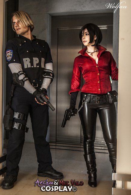 Хоррор-косплей: Ада Вонг и Леон Кеннеди из Resident Evil