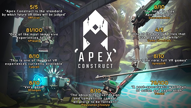 Продажи VR-игры Apex Construct неожиданно возросли из-за игроков, перепутавших игру с Apex Legends