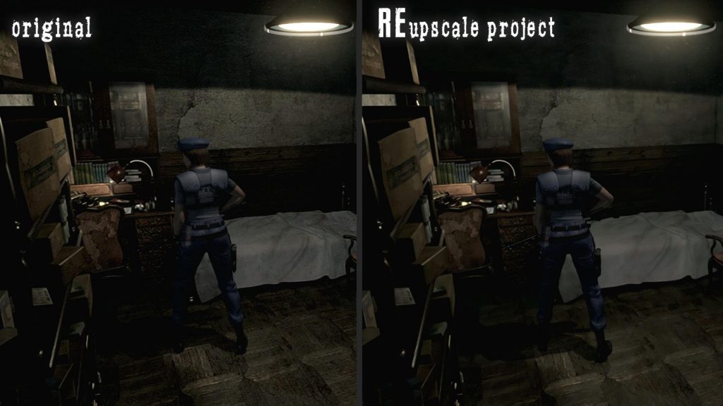 Resident Evil HD Remaster получает новый пак более 1600 текстур, улучшенных нейросетью