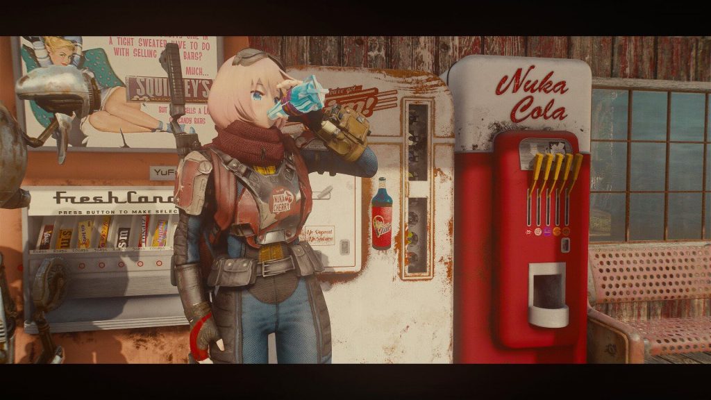Появился мод, превращающий персонажей Fallout 4 в аниме-героев