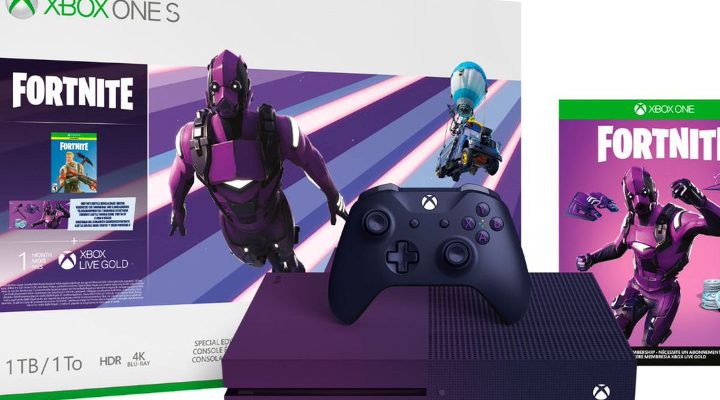 Утечка фотографии специальной версии Xbox One S для фанатов Fortnite