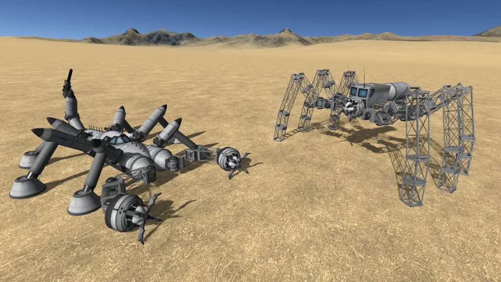 Загружаемое дополнение Breaking Ground для Kerbal Space Program добавляет роботов