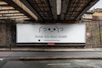 Поклонники No Man's Sky купили рекламный щит, чтобы выразить благодарность Hello Games