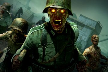 В геймплейном ролике Zombie Army 4: Dead War четверо игроков топчут головы зомби