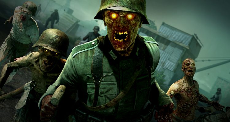 В геймплейном ролике Zombie Army 4: Dead War четверо игроков топчут головы зомби