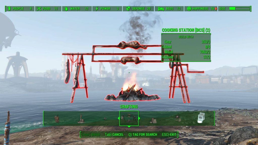 Мод Better Cooking Stations для Fallout 4