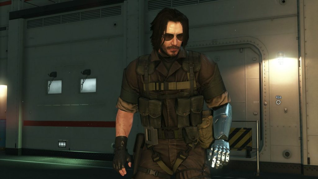 Мод позволяющий играть за Киану Ривза в Metal Gear Solid 5