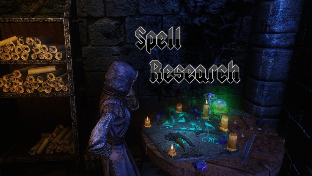 Мод Spell Research для Skyrim