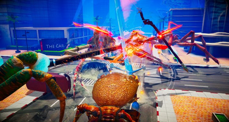 Fight Crab – эпичные схватки огромных крабов с применением бензопил