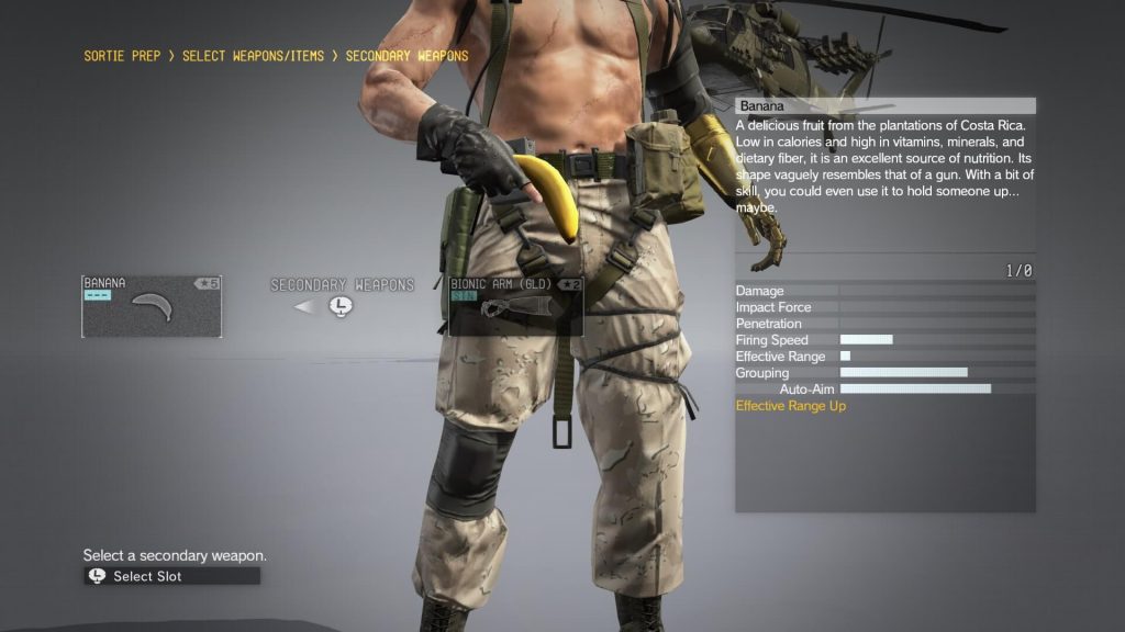 Мод для Metal Gear Solid V дает Снейку запугивающий банан
