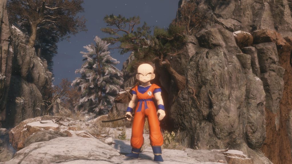 Мод по Dragon Ball Z для Sekiro: Shadows Die Twice позволяет играть за Криллин