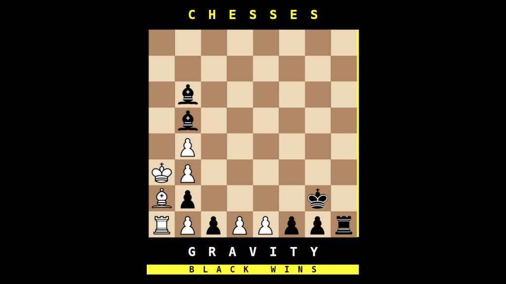 Шахматы с гравитацией, ставящие в тупик
