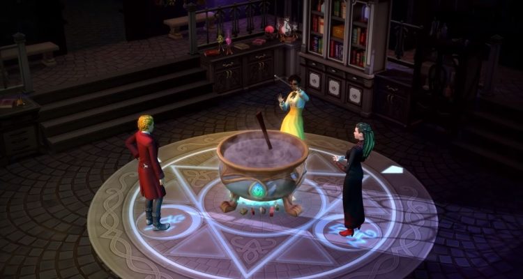 The Sims 4: Land of Magic - новое DLC предложит заклинания и фамильяры