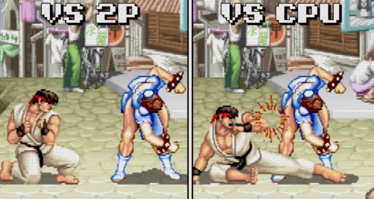 Компьютерные противники в Street Fighter 2 "читерят" против игрока