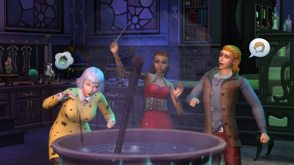 Вышло дополнение Realm of Magic для The Sims 4