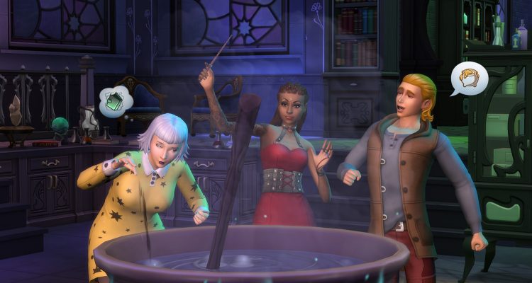 Вышло дополнение Realm of Magic для The Sims 4