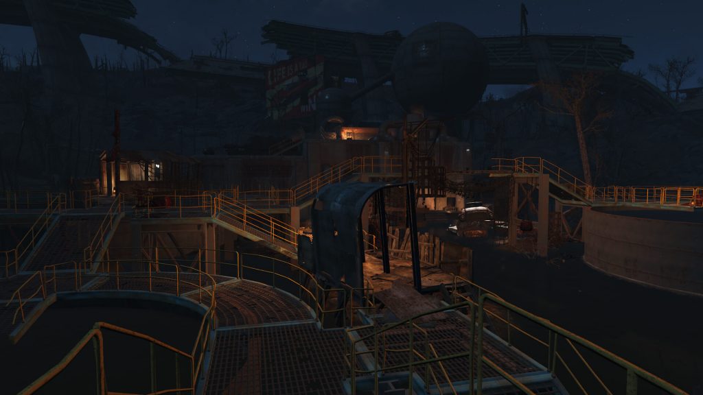 Мод для Fallout 4 добавляет реалистичные тени для уличного освещения
