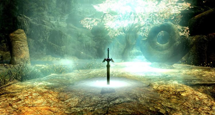 Мод добавляет оружие, подземелья, заклинания и многое другое в Skyrim из вселенной Legend of Zelda
