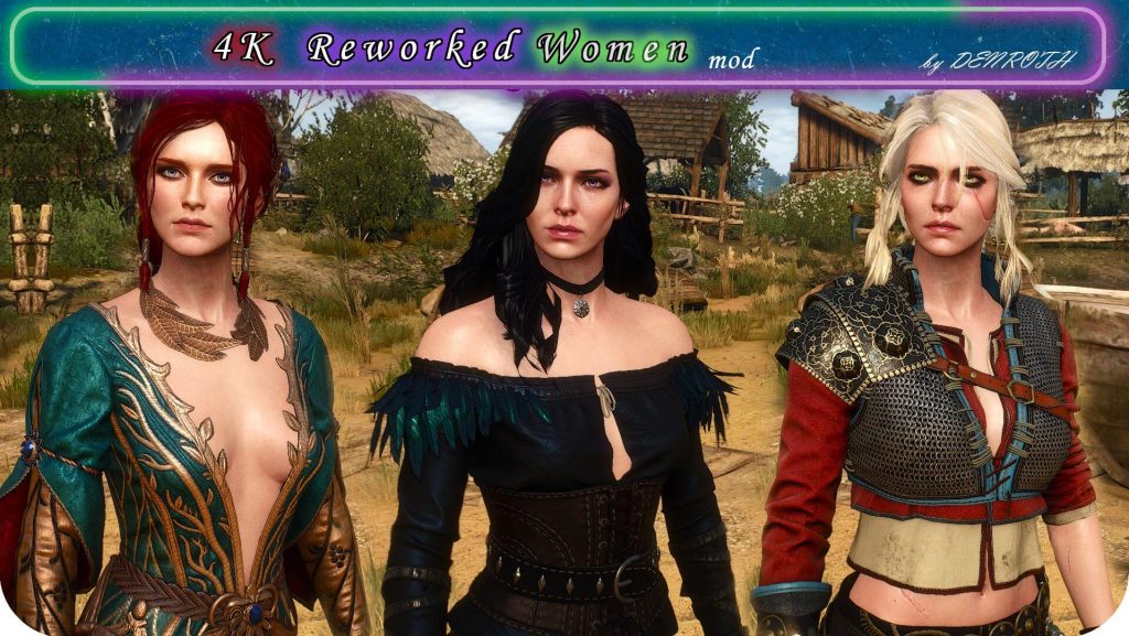 Новый мод для The Witcher 3 добавляет 4K текстуры для основных женских персонажей
