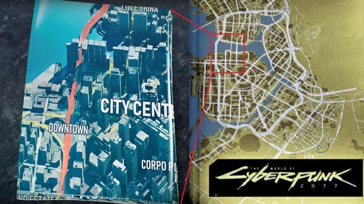 Поклонники Cyberpunk 2077 проследили маршрут, представленный в трейлере