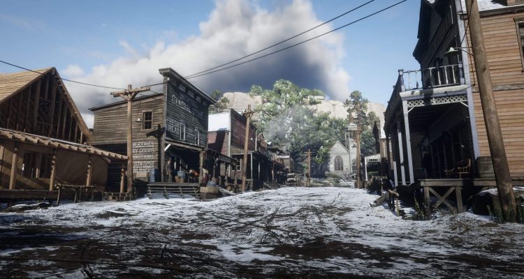 Red Dead Online замело снегом, и скоро в игре появятся бесплатные подарки