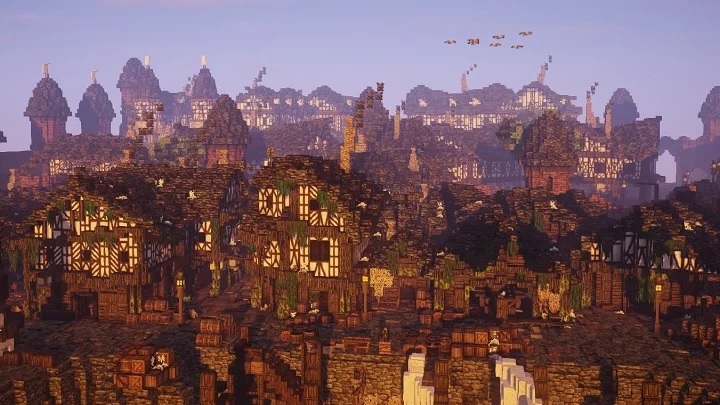 Город Хоринис воссоздан в Minecraft