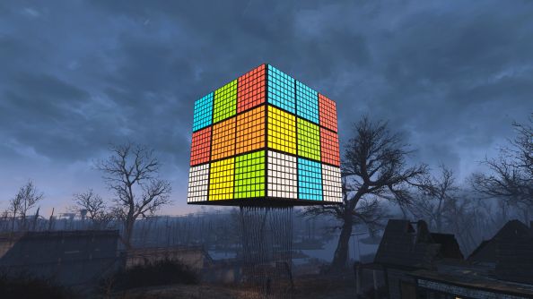 Здоровенный кубик Рубика