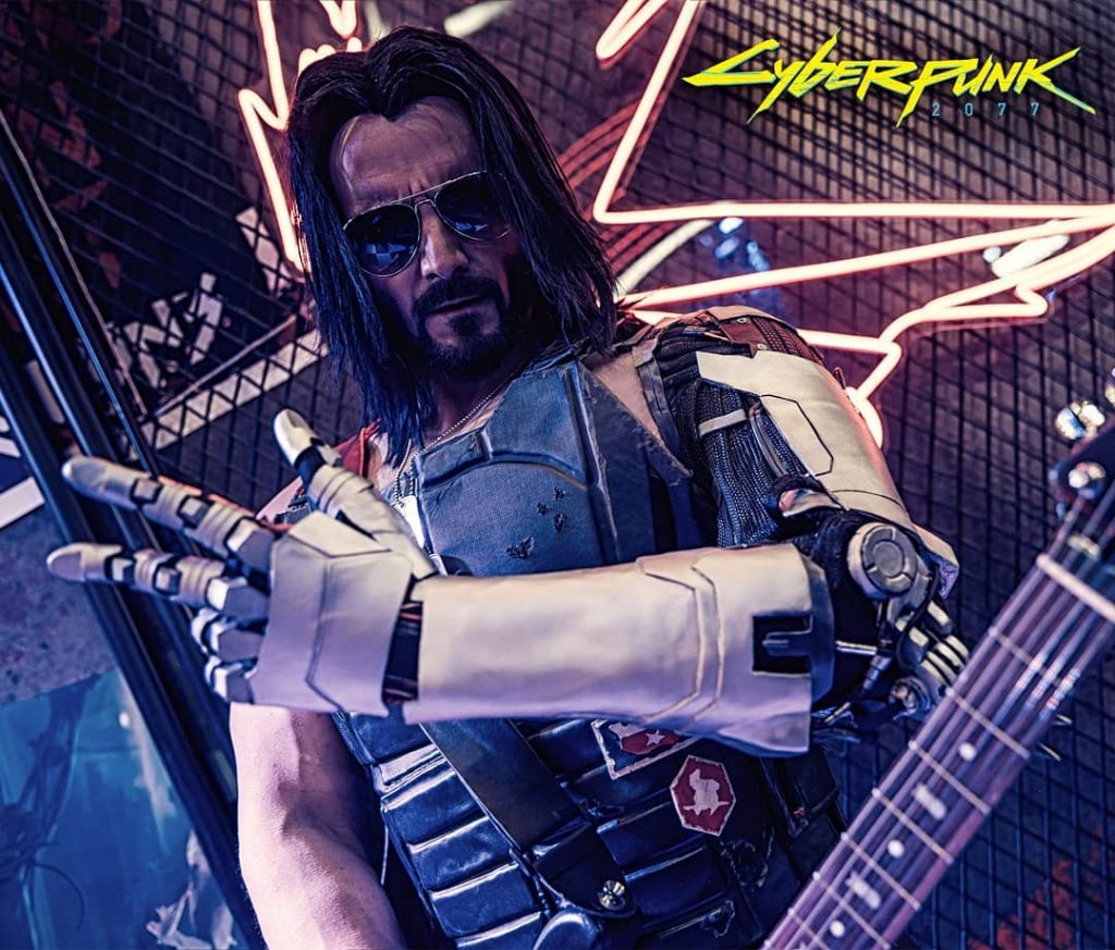 Косплеер потрясающе воссоздал образ Джонни Сильверхенда из Cyberpunk 2077