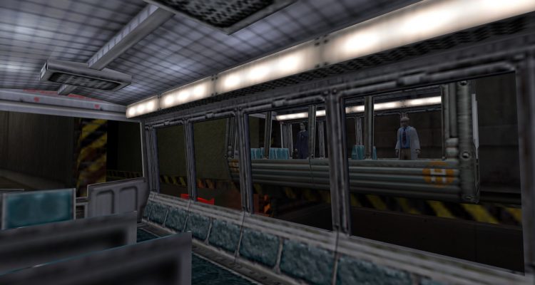 Вступительная поездка на вагонетке в Half-Life