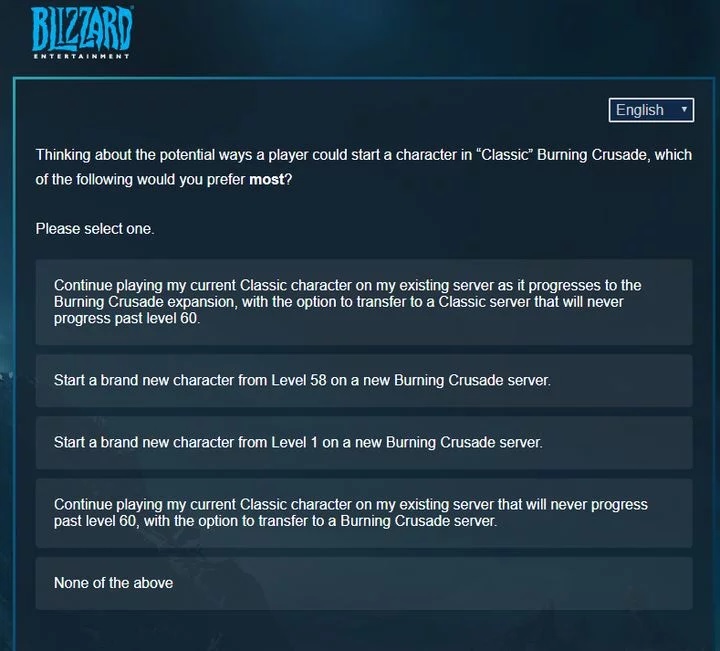 Blizzard собирается расширить WoW Classic дополнением The Burning Crusade