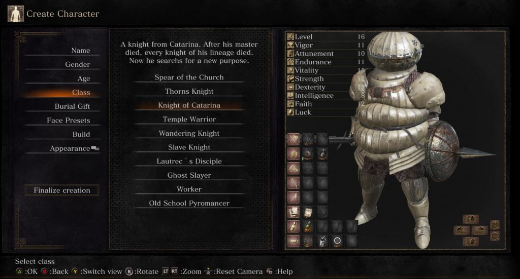 Мод, добавляющий 10 новых классов в Dark Souls 3
