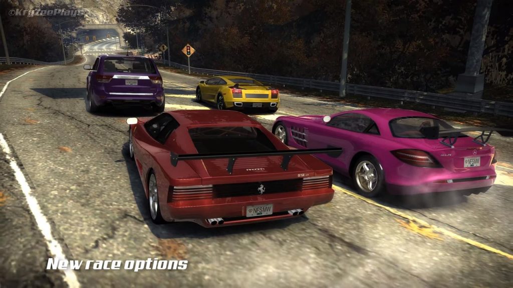 Need for Speed: Most Wanted Redux 2020, включающий в себя новые варианты гонок и переработанную графику
