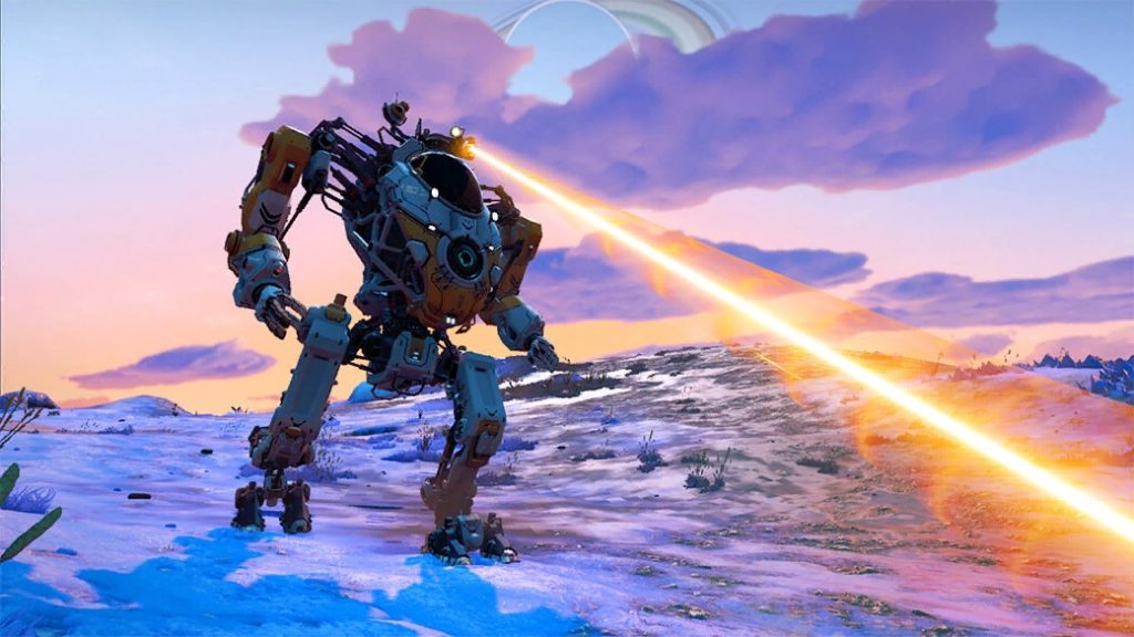 Новое обновление в No Man's Sky добавляет мехов-исследователей
