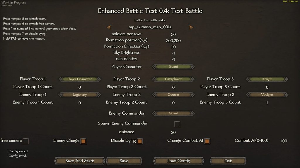 Enhanced Battle Test