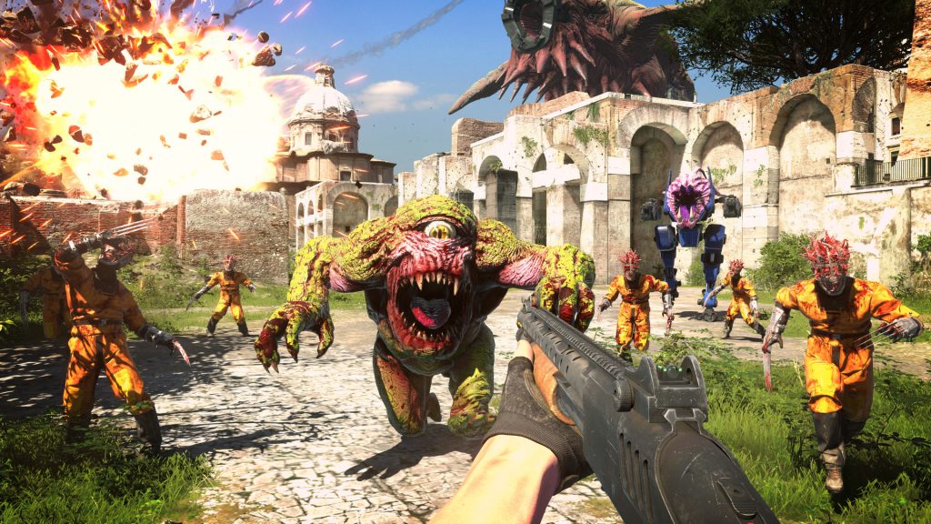 Serious Sam 4 грозится разместить сразу 100 000 врагов на экране