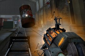 Синяя гравипушка в Half-Life 2